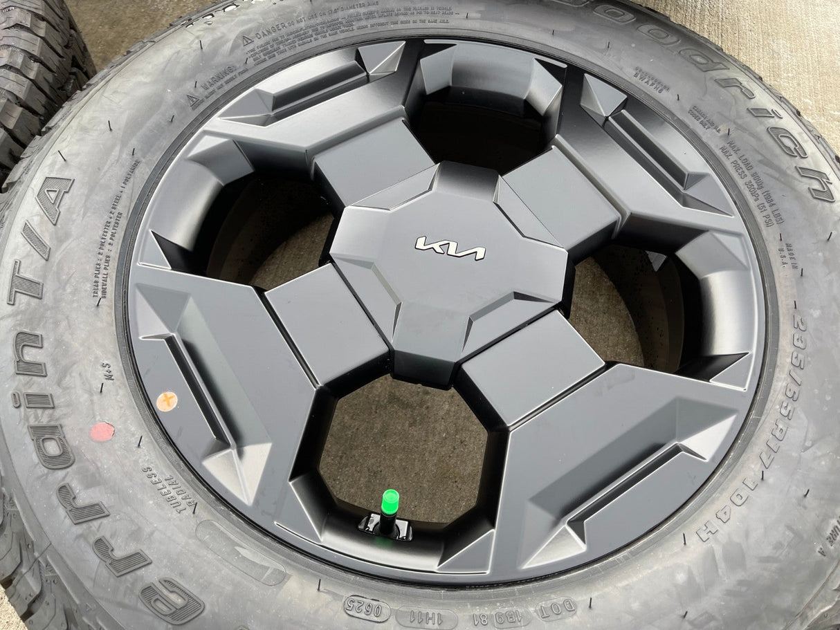 17" Kia Sorento X-PRO OEM wheels rims tires Telluride Sedona 2025 2026 NEW BFG Texas Truck Tire
