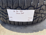 20" Dodge Ram 1500 OEM Laramie CHROME 2679 wheels rims tires GOODYEAR A/T Texas Truck Tire