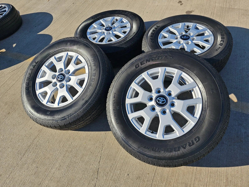 17" Toyota Tacoma 4Runner TRD OEM 10637 94254 wheels rims 2024 2025 2026 GENERAL Texas Truck Tire