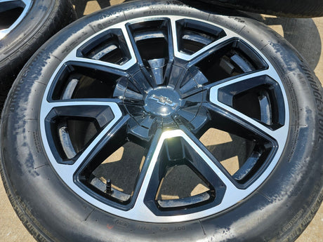22" Chevy Tahoe Suburban RST OEM 14035 wheels rims Silverado 2023 2024 2025 2026 Texas Truck Tire