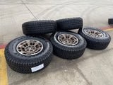 17" Ford Bronco HERITAGE Edition wheels rims BRONZE 2025 2026 GOODYEAR 35" NEW Texas Truck Tire
