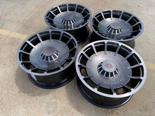 22" 22x10 Chevy Silverado Tahoe Suburban HARLEY DAVIDSON OEM wheels rims Texas Truck Tire