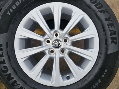 18" Toyota Grand Highlander OEM 10525 wheels rims tires Lexus TX350 GOODYEAR Texas Truck Tire