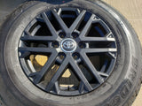 18" Toyota Tundra TRD OEM wheels rims 75281 black Sequoia LX600 2025 2026 NEW Texas Truck Tire