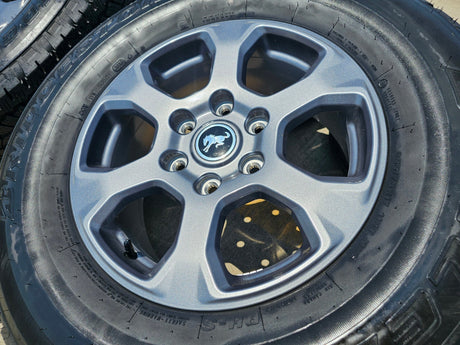 17" Ford Bronco Big Bend wheels rims 10384 OEM Ranger 2023 2024 2025 2026 NEW Texas Truck Tire