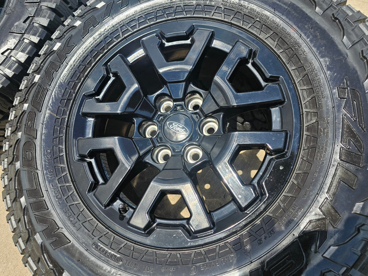 17" Ford F-150 Raptor Bronco OEM rims wheels 10461 tires FALKEN A/T3 Texas Truck Tire