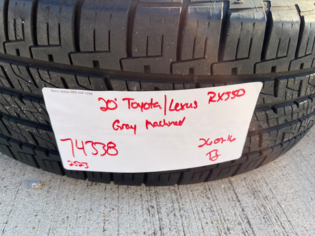 20" Lexus RX350 RX450H OEM wheels rims 74338 Highlander GOODYEAR Texas Truck Tire