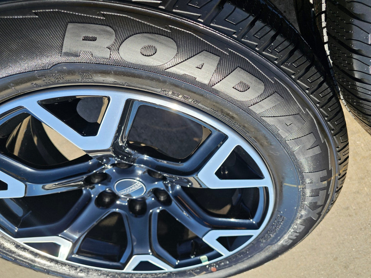 20" Jeep Grand Wagoneer Dodge Ram 1500 OEM black 9296 wheels rims 2025 2026 NEW Texas Truck Tire