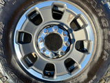 18" Ford F-250 F-350 OEM TREMOR rims wheels 10482 tires 35" DURATRAC R/T Texas Truck Tire