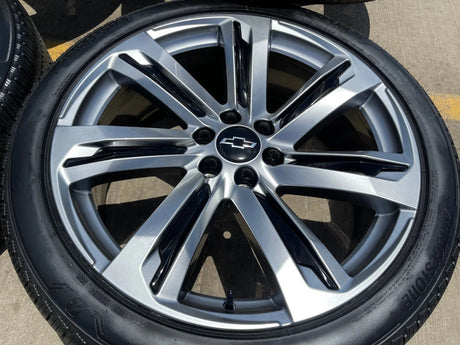24" Chevy Tahoe Silverado OEM wheels rims tires Escalade 2023 2024 2025 2026 NEW Texas Truck Tire