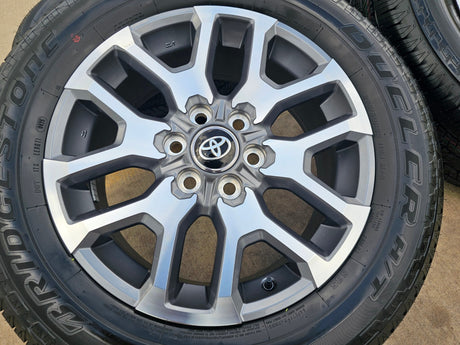 20" Toyota Tundra TSS TRD OEM wheels rims 75277 95359 Sequoia 2024 2025 2026 NEW Texas Truck Tire