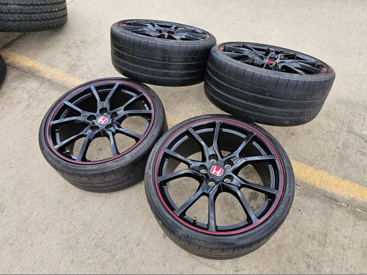 20" Honda Civic Type R OEM wheels rims 63692 tires CONTINENTAL Texas Truck Tire