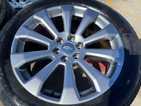 22" Chevy Silverado High Country OEM 5922 wheels rims Tahoe 2024 2025 2026 NEW Texas Truck Tire