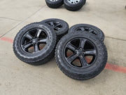 18" Jeep Wrangler Sahara OEM 9221 9255 wheels rims 2020 2021 2022 2023 2024 2025 Texas Truck Tire