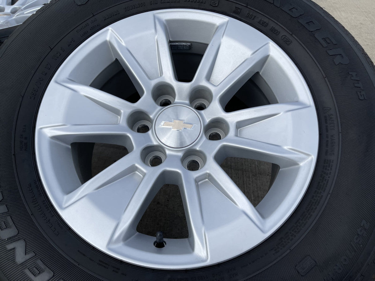 17" Chevy Silverado Colorado Canyon OEM wheels rims 5908 GMC Sierra Yukon Texas Truck Tire