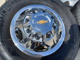 17" Chevy Silverado GMC Sierra 3500 Dually OEM 8094 rims wheels tires MICHELIN Texas Truck Tire