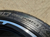 19" + 20" Chevy Corvette C8 OEM 14007 14008 wheels rims MICHELIN Texas Truck Tire