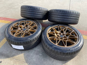 19" Ford Mustang GT Track Pack OEM 10600 10603 Bronze wheels rims 2025 2026 NEW Texas Truck Tire