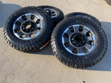 18" Ford F-250 F-350 OEM TREMOR rims wheels 10482 KENDA KLEVER R/T 33" NEW Texas Truck Tire