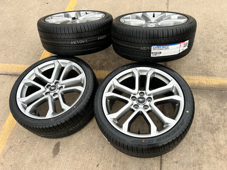 20" Ford Mustang GT OEM 10167 wheels rims 2021 2022 2023 2024 2025 FALKEN NEW Texas Truck Tire
