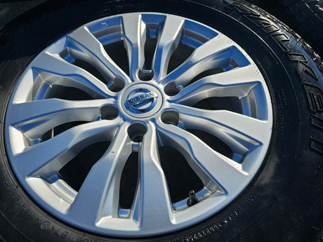 18" Nissan Titan Armada PRO-4X OEM 62737 wheels rims FALKEN A/T3 tires NEW Texas Truck Tire
