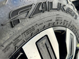 20" GMC Sierra AT4X 2500 3500 OEM wheels rims 5958 14138 Chevy Silverado FALKEN Texas Truck Tire