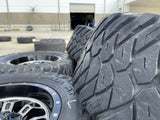 18" 18x9 Fuel Crush D561 Jeep Wrangler wheels rims 5x114.3 5x4.5 5x5 5x127 35" Texas Truck Tire