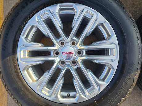 20" GMC Yukon Sierra Tahoe Silverado OEM 2120 14024 wheels rims tires Texas Truck Tire
