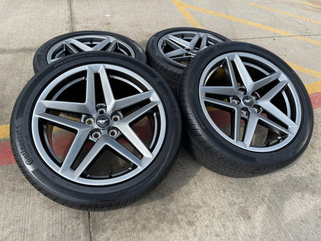 19" Ford Mustang Stealth GT OEM 10595 wheels rims 2024 2025 2026 2027 NEW Texas Truck Tire