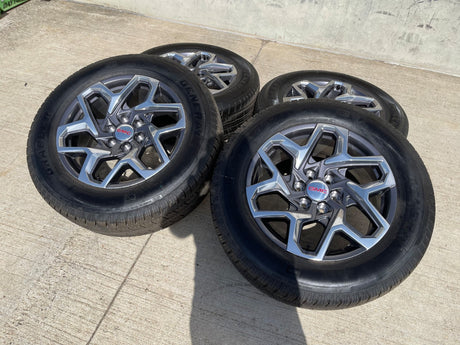 20" GMC Sierra Yukon AT4 Tahoe Silverado 95369 OEM wheels rims DISCOUNTED Texas Truck Tire