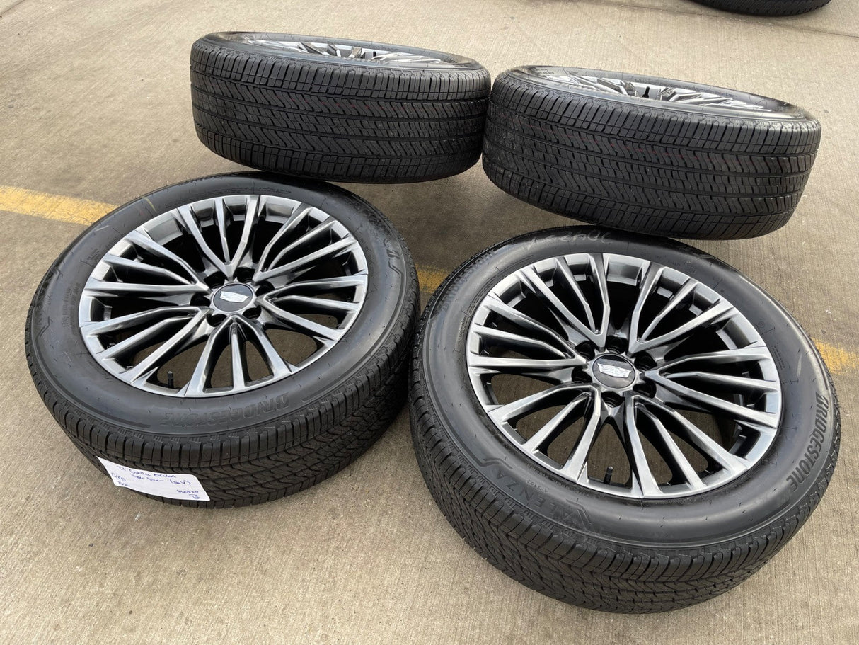 22" Cadillac Escalade V Platinum OEM 4883 95479 wheels rims 2024 2025 2026 NEW Texas Truck Tire