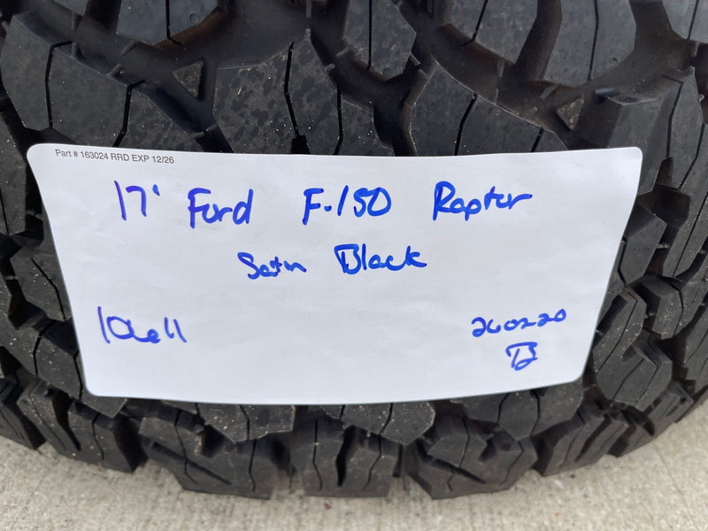 17" Ford F-150 Raptor OEM 10611 rims wheels Bronco 2024 2025 2026 BFG 35" NEW Texas Truck Tire