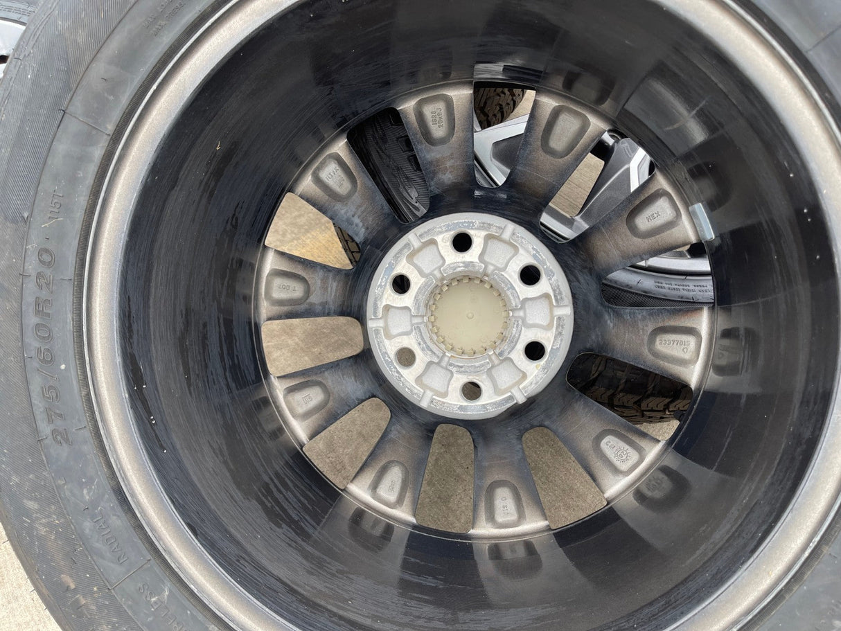 20" Chevy Silverado 1500 Tahoe Suburban OEM 5915 5916 wheels rims 2023 2024 2025 Texas Truck Tire