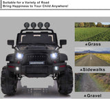 12V Electric Ride-On Pickup Truck for Kids with 3 Speeds and Remote Control