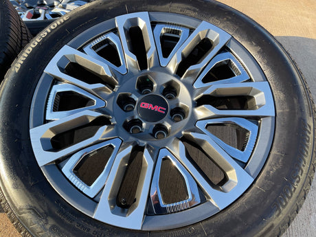 22" GMC Yukon Chevy Tahoe Escalade OEM 95486 wheels rims 2024 2025 2026 NEW Texas Truck Tire
