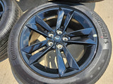 18" Ford Mustang GT OEM BLACK wheels rims PR3C-1007-BA tires 2024 2025 2026 NEW Texas Truck Tire