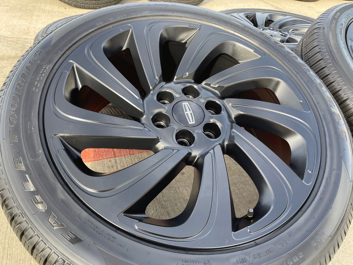 22" Lincoln Navigator OEM rims wheels Black Label 10497 NEW Texas Truck Tire