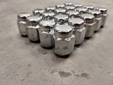 (20) OEM Toyota Tundra lug nuts polished 14x1.5 steel LX570 Sequoia Land Cruiser Texas Truck Tire