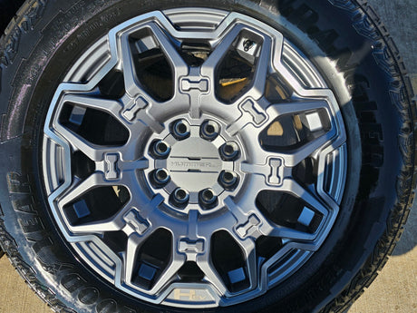 22" Hummer EV HEV 2500 OEM 8x165 14094 wheels rims 2024 2025 2026 NEW GOODYEAR Texas Truck Tire