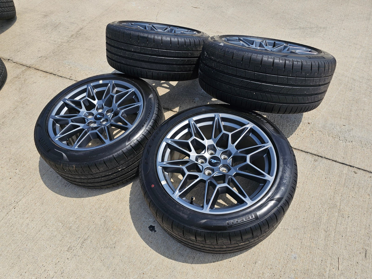 19" Ford Mustang GT Track Pack OEM 10600 10603 wheels rims 2025 2026 2027 NEW Texas Truck Tire
