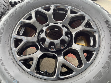 20" Ford F-250 F-350 OEM Lariat wheels rims 10292 tires GOODYEAR A/T Texas Truck Tire