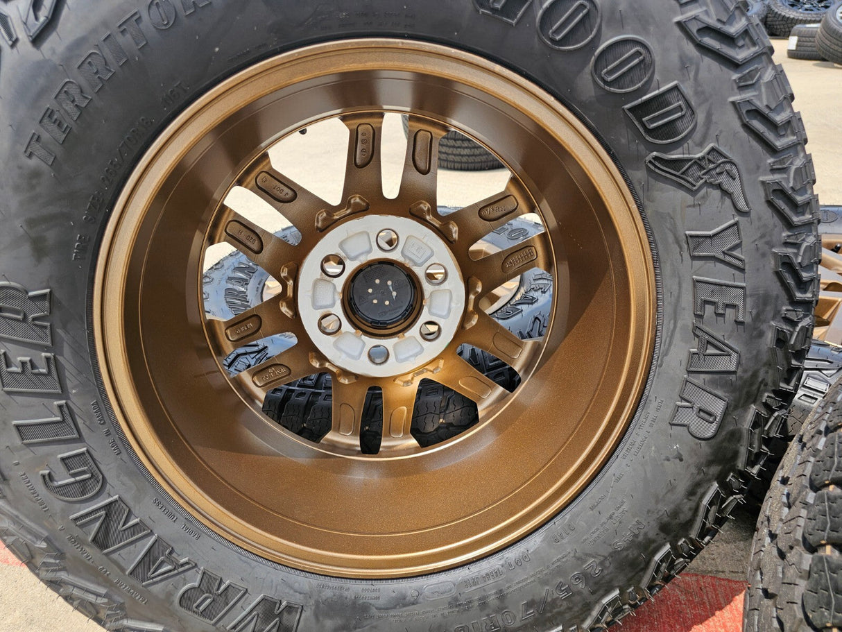 18" Toyota Tundra TRD OEM wheels rims 75281 Sequoia LX600 2024 2025 2026 NEW Texas Truck Tire