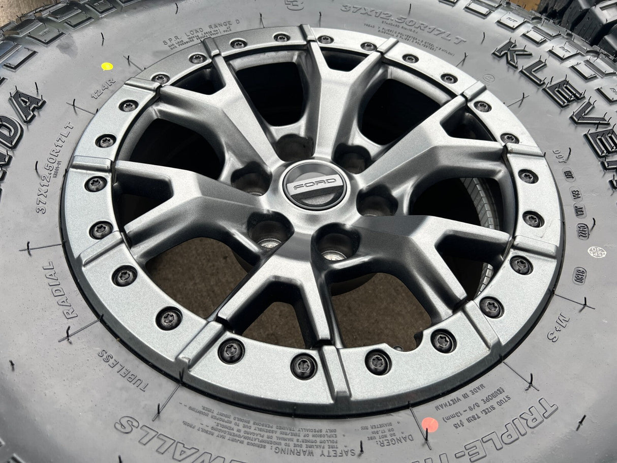 17" Ford F-150 Raptor OEM BEADLOCK 10460 rims wheels tires 37" R/T NEW Texas Truck Tire