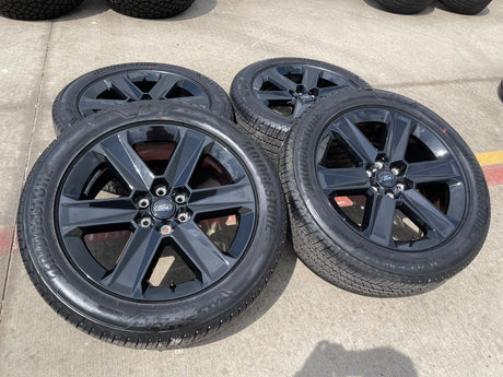 22" Ford F-150 LOBO LARIAT OEM black rim wheel tire Expedition 2026 2027 NEW Texas Truck Tire
