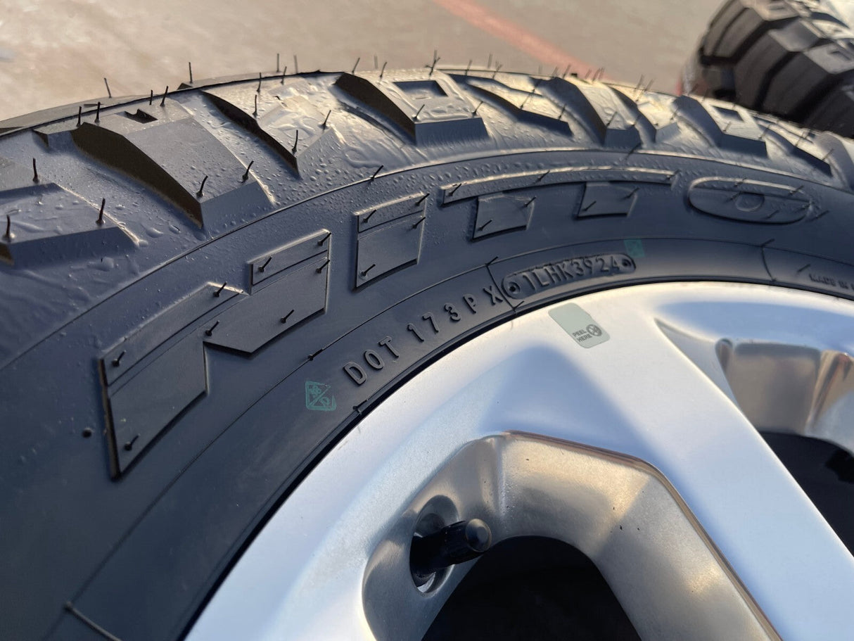 20" Dodge Ram 2500 3500 LARAMIE OEM 2700 wheels rims 2025 2026 NEW 35" NITRO Texas Truck Tire