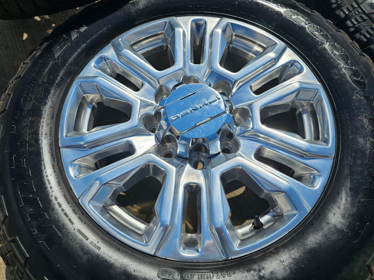 20" GMC Sierra Denali 2500 3500 OEM 5957 wheels rims tires 2024 2025 2026 NEW Texas Truck Tire