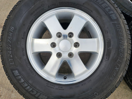 (4) 16" Mercedes Sprinter OEM 2353 wheels rims tires MICHELIN Texas Truck Tire