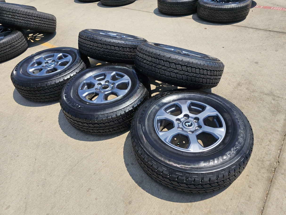 17" Ford Bronco Big Bend wheels rims 10384 OEM Ranger 2023 2024 2025 2026 NEW Texas Truck Tire