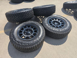 (4) 18" AEV SALTA GMC Sierra AT4X Chevy Silverado OEM rims wheels 2024 2025 Texas Truck Tire