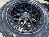 20x9 20" KMC KM549 Ford Expedition F-150 6x135 wheels rims tires 33" NEW Texas Truck Tire
